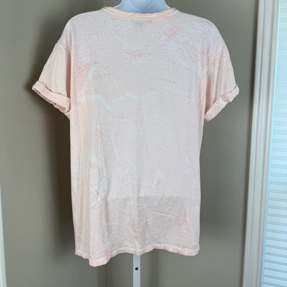 Vince‎ T-shirt with Cuffs Pink Size Small - Picture 2 of 7